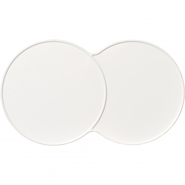 Logo trade business gift photo of: Sidekick plastic coaster